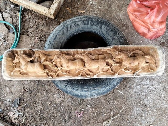 รูปติดผนัง งานแกะสลักแขวน