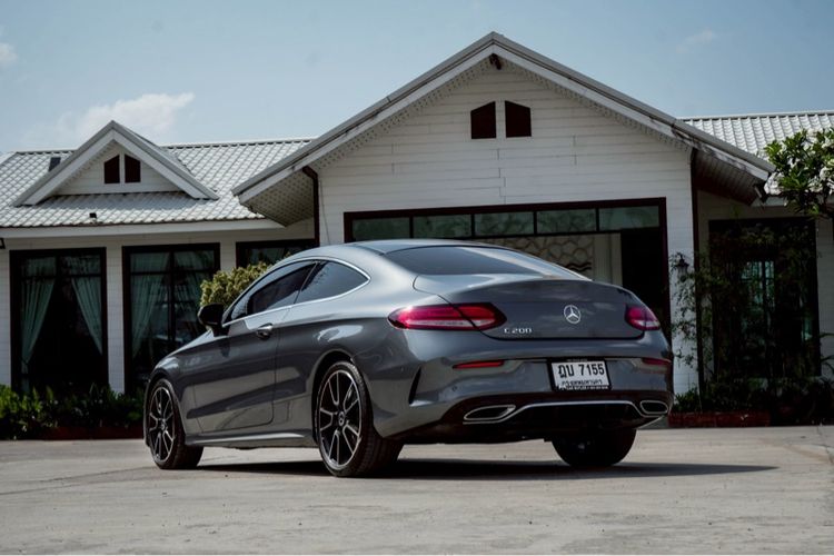 รถ Mercedes-Benz C-Class C200 สี เทา