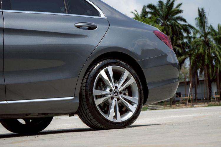 Mercedes-Benz C-Class 2018 C350 Sedan เบนซิน ไม่ติดแก๊ส เกียร์อัตโนมัติ เทา รูปที่ 4