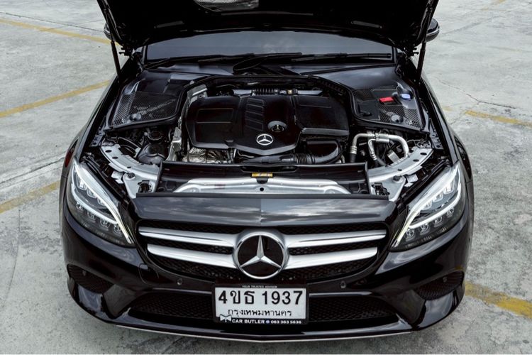Mercedes-Benz C-Class 2019 C220 CDI Sedan ดีเซล ไม่ติดแก๊ส เกียร์อัตโนมัติ ดำ รูปที่ 4