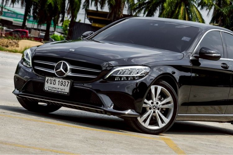 Mercedes-Benz C-Class 2019 C220 CDI Sedan ดีเซล ไม่ติดแก๊ส เกียร์อัตโนมัติ ดำ รูปที่ 2