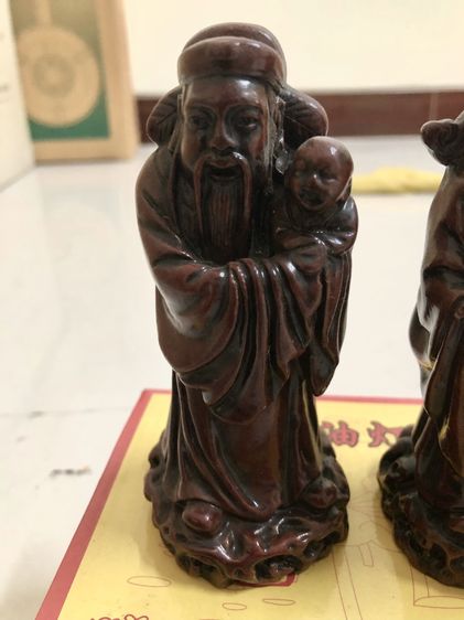 ฮกลกซิ่ว เป็นงานหล่อเรซิ่น องค์สูง 12 ซม. ซื้อมาจากประเทศฮ่องกง รูปที่ 3