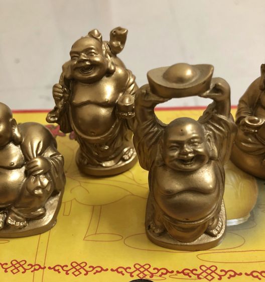 พระสังกัจจายน์ 6 ปาง 6 คำอวยพร เป็นงานหล่อเรซิ่น องค์สูง 5 ซม. ซื้อมาจากประเทศฮ่องกง รูปที่ 5