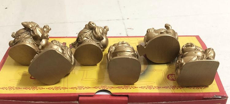 พระสังกัจจายน์ 6 ปาง 6 คำอวยพร เป็นงานหล่อเรซิ่น องค์สูง 5 ซม. ซื้อมาจากประเทศฮ่องกง รูปที่ 3