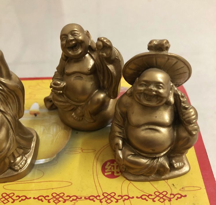 พระสังกัจจายน์ 6 ปาง 6 คำอวยพร เป็นงานหล่อเรซิ่น องค์สูง 5 ซม. ซื้อมาจากประเทศฮ่องกง รูปที่ 6