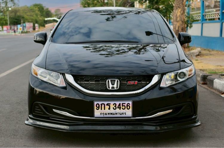 Honda Civic 2012 1.8 E i-VTEC Sedan เบนซิน ไม่ติดแก๊ส เกียร์ธรรมดา ดำ รูปที่ 2