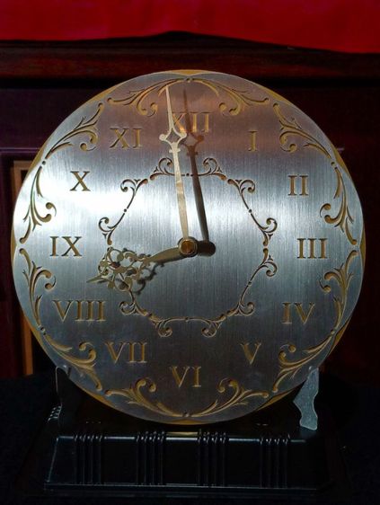 นาฬิกาหลุยส์ลายฉลุ 2 ชั้นเนื้อทองเหลืองแท้สแตนเลส 304 สภาพสุดเยี่ยม รูปที่ 8