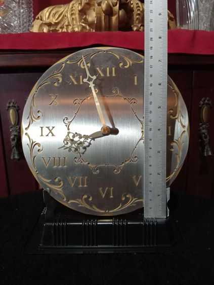 นาฬิกาหลุยส์ลายฉลุ 2 ชั้นเนื้อทองเหลืองแท้สแตนเลส 304 สภาพสุดเยี่ยม รูปที่ 6