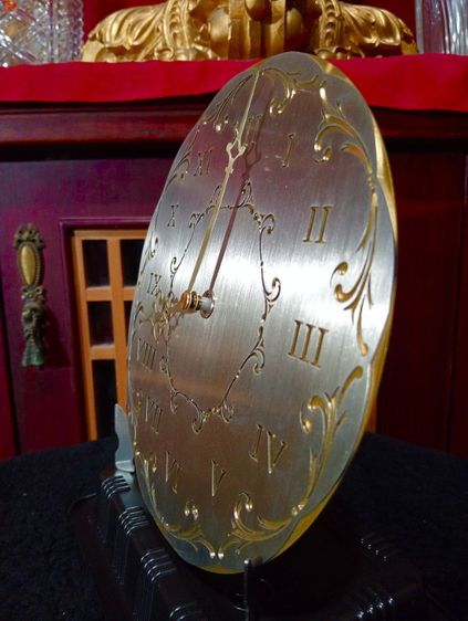 นาฬิกาหลุยส์ลายฉลุ 2 ชั้นเนื้อทองเหลืองแท้สแตนเลส 304 สภาพสุดเยี่ยม รูปที่ 13