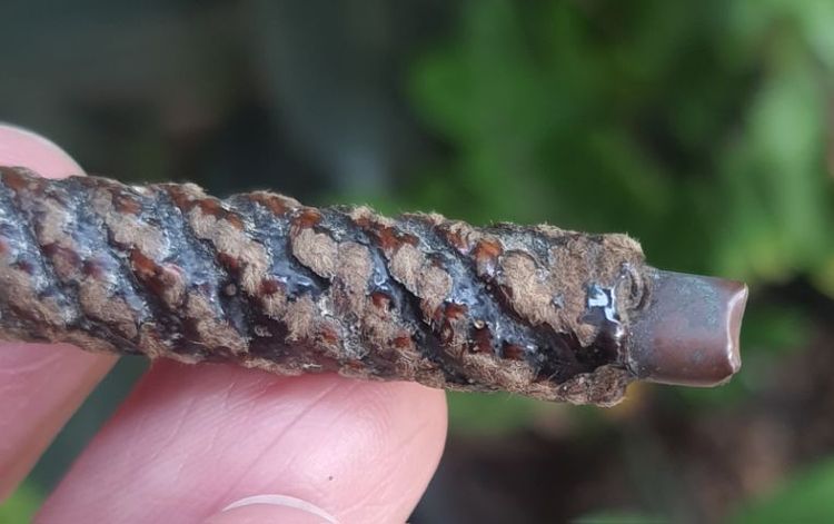 ตะกรุด หลวงปู่เอี่ยมวัดหนัง  ยาว 3.5นิ้ว รูปที่ 2