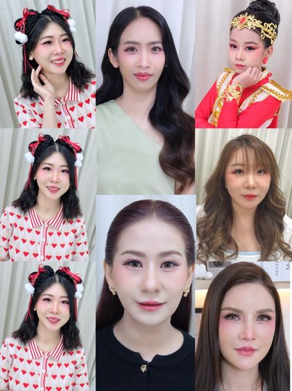 ช่างแต่งหน้าทำผมทำผมพระราม2 บริการแต่งหน้าทำผมเจ้าสาวออกงานและรับปริญญาแถวเอกชัยบางบอนบางแคเพชรเกษมหนองแคบางขุนเทียนบางมด 065-141-4242 รูปที่ 15
