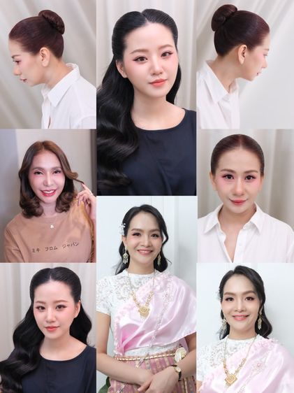 ช่างแต่งหน้าทำผมทำผมพระราม2 บริการแต่งหน้าทำผมเจ้าสาวออกงานและรับปริญญาแถวเอกชัยบางบอนบางแคเพชรเกษมหนองแคบางขุนเทียนบางมด 065-141-4242 รูปที่ 16