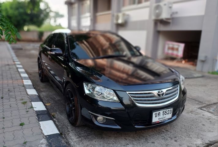 Toyota Camry 2006 2.4 V Sedan เบนซิน ไม่ติดแก๊ส เกียร์อัตโนมัติ ดำ รูปที่ 2