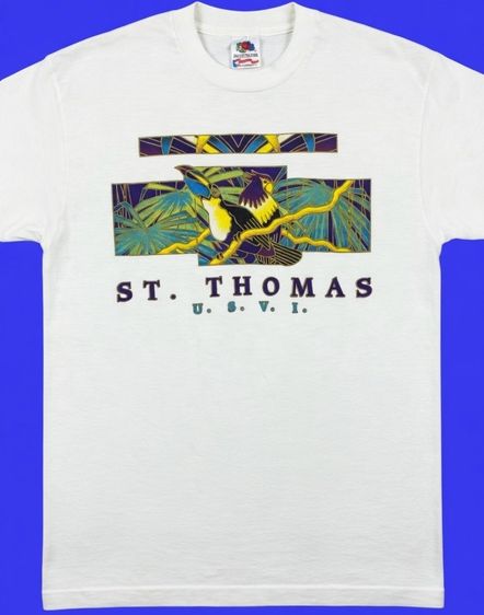 Fruit of the Loom Vintage 90s Tee St. Thomas Made in USA 
