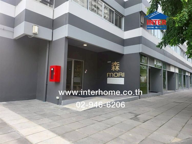 คอนโดมิเนียม 37.86 ตร.ม. โมริคอนโดมิเนียม ใกล้เมืองทองธานี ซอยป๊อปปูล่า ถนนแจ้งวัฒนะ ถนนเลียบคลองประปา ปากเกร็ด นนทบุรี รูปที่ 2