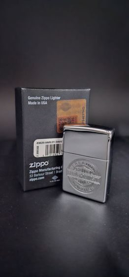 ไฟแช็คซิปโป้ สีเงินเงา แกะลาย HD .ลิขสิทธิ์แท้  รูปที่ 7