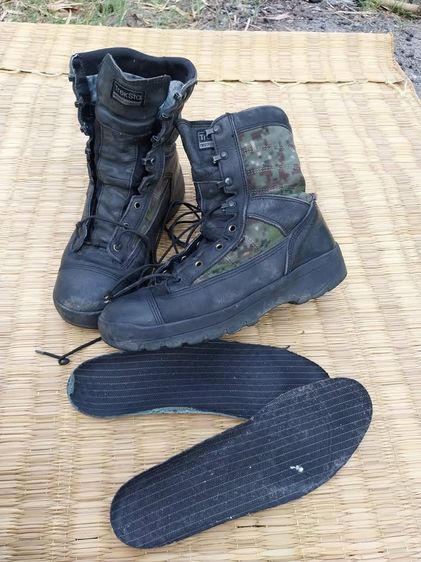 Converse รองเท้าหนังกึ่งทางการ หนังแท้ UK 7.5 | EU 41 1/3 | US 8 ดำ  คอมแบททหาร เท้า260MM