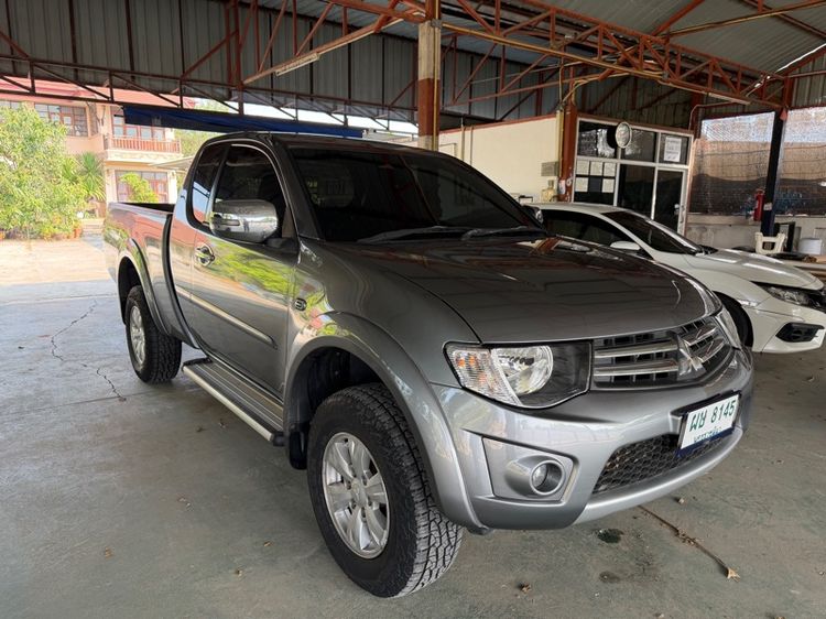 Mitsubishi Triton 2014 Pickup ดีเซล ไม่ติดแก๊ส เกียร์อัตโนมัติ เทา รูปที่ 3