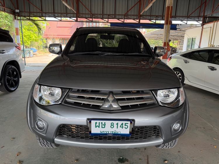Mitsubishi Triton 2014 Pickup ดีเซล ไม่ติดแก๊ส เกียร์อัตโนมัติ เทา รูปที่ 2