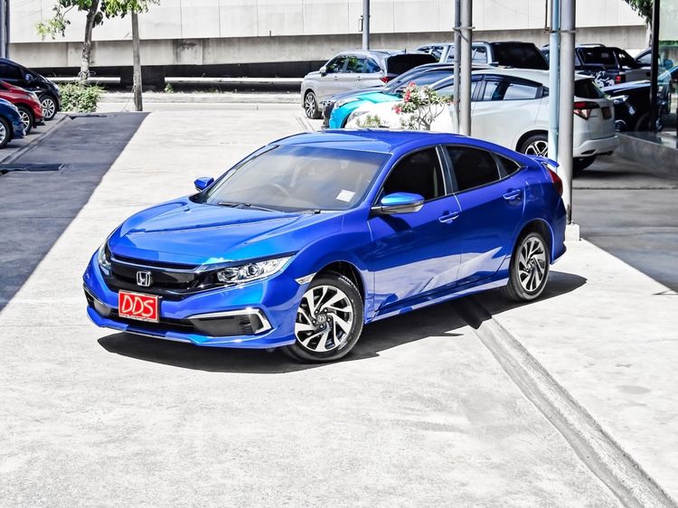 Honda Civic 2020 1.8 E i-VTEC Sedan เบนซิน เกียร์อัตโนมัติ น้ำเงิน รูปที่ 2