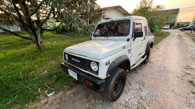 Suzuki Caribian 1996 1.3 Sporty 4WD Pickup เบนซิน ไม่ติดแก๊ส เกียร์ธรรมดา ขาว รูปที่ 2