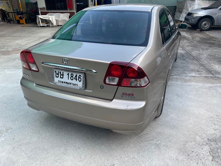 Honda Civic 2004 2.0 E i-VTEC Sedan เบนซิน ไม่ติดแก๊ส เกียร์อัตโนมัติ บรอนซ์ทอง รูปที่ 3