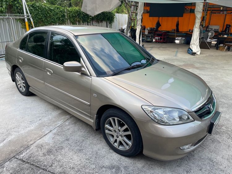 Honda Civic 2004 2.0 E i-VTEC Sedan เบนซิน ไม่ติดแก๊ส เกียร์อัตโนมัติ บรอนซ์ทอง รูปที่ 2