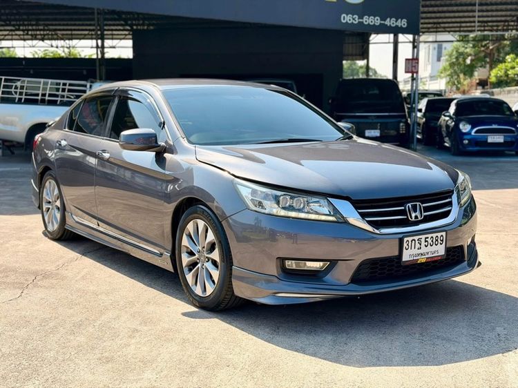 Honda Accord 2014 2.4 EL Sedan เบนซิน ไม่ติดแก๊ส เกียร์อัตโนมัติ เทา รูปที่ 3