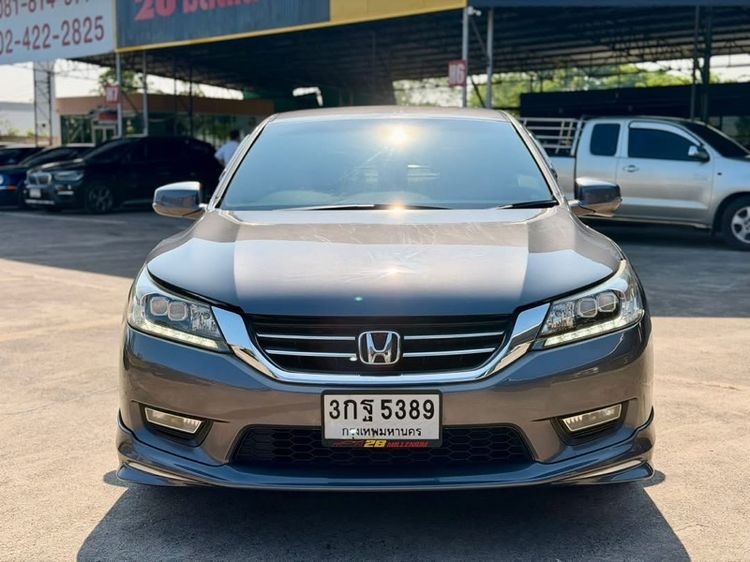 Honda Accord 2014 2.4 EL Sedan เบนซิน ไม่ติดแก๊ส เกียร์อัตโนมัติ เทา รูปที่ 2