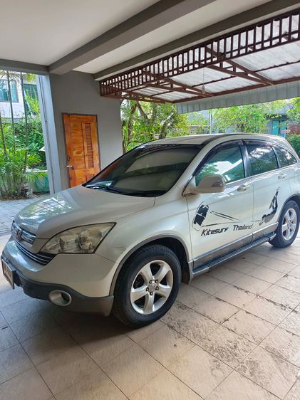 Honda CR-V 2009 2.0 E Wise Edition 4WD Utility-car เบนซิน ไม่ติดแก๊ส เกียร์อัตโนมัติ ขาว รูปที่ 2