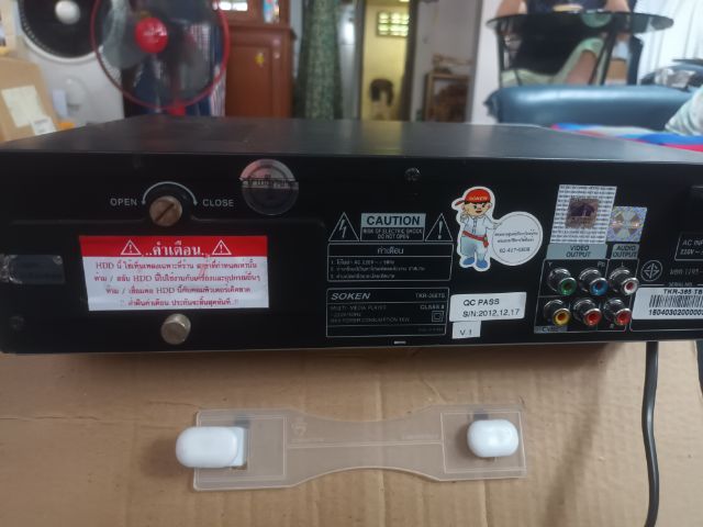 Soken Karaoke เครื่องเล่นคาราโอเกะ (งานช่าง) ไฟเข้าแต่ไม่มีสัญญาณภาพและเสียง อุปกรณ์ครบ  รูปที่ 4
