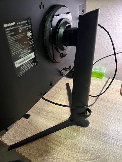 TV Sharp Aquos 24 นิ้ว สภาพสวย พร้อมขาตั้งปรับระดับได้ แบบจอคอม พร้อมรีโมท รูปที่ 8