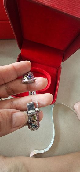 กำไลเงินฝังพลอย รูปที่ 4