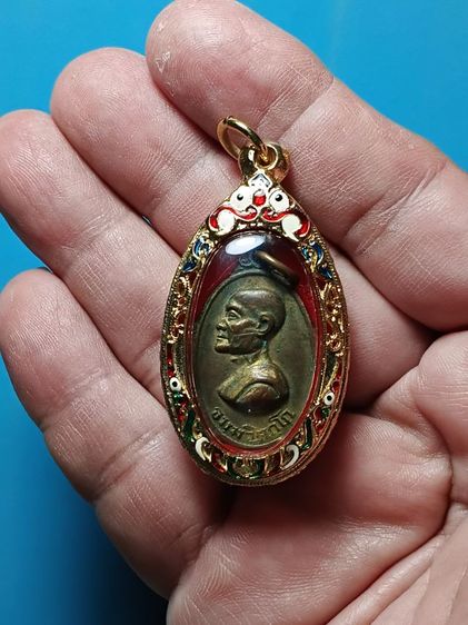 เหรียญหันข้างเล็กเจ้าคุณนร วัดเทพศิรินทร์ ปี13 เนื้อนวะกะไหล่ทอง สภาพสวยเก่า นิยม พบน้อย รูปที่ 8