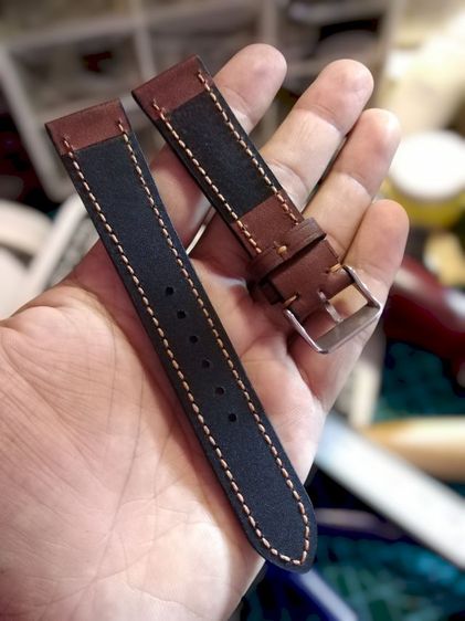สายนาฬิกาหนังแท้20 mm รูปที่ 4