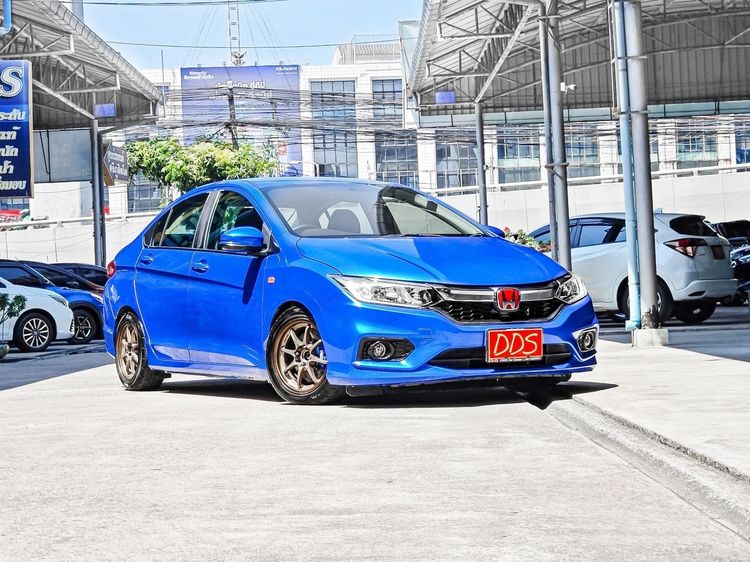 Honda City 2017 1.5 S Sedan เบนซิน เกียร์ธรรมดา น้ำเงิน รูปที่ 4