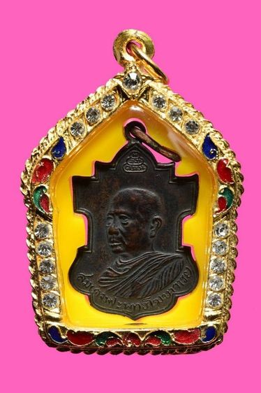 เหรียญพระพุทธโฆษาจารย์ วัดเขาบางทราย ปี2485 จ.ชลบุรี รุ่นเเรก สภาพสวยสมบูรณ์ หายาก พบน้อย  รูปที่ 14