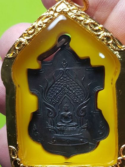 เหรียญพระพุทธโฆษาจารย์ วัดเขาบางทราย ปี2485 จ.ชลบุรี รุ่นเเรก สภาพสวยสมบูรณ์ หายาก พบน้อย  รูปที่ 13