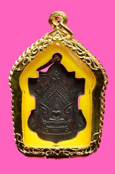 เหรียญพระพุทธโฆษาจารย์ วัดเขาบางทราย ปี2485 จ.ชลบุรี รุ่นเเรก สภาพสวยสมบูรณ์ หายาก พบน้อย  รูปที่ 2