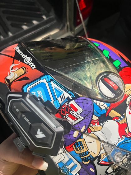 หมวกกันน็อค RD พร้อมบลูทูธ รูปที่ 2