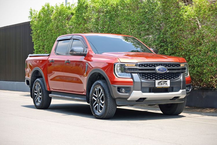 Ford Ranger 2023 2.0 Hi-Rider Sport Pickup ดีเซล ไม่ติดแก๊ส เกียร์อัตโนมัติ ส้ม รูปที่ 4