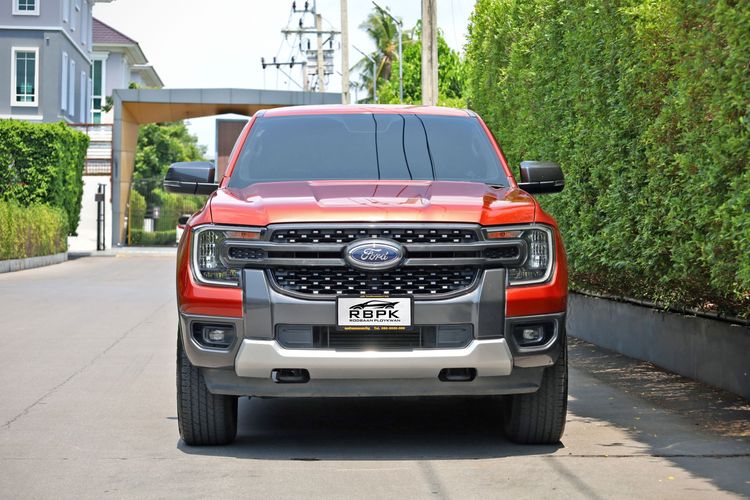 Ford Ranger 2023 2.0 Hi-Rider Sport Pickup ดีเซล ไม่ติดแก๊ส เกียร์อัตโนมัติ ส้ม รูปที่ 3