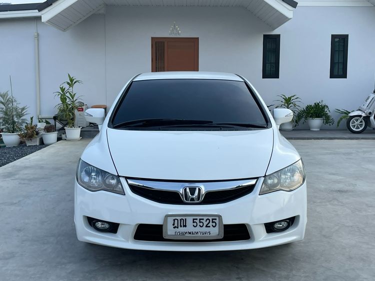 Honda Civic 2010 1.8 E i-VTEC Sedan เบนซิน ไม่ติดแก๊ส เกียร์อัตโนมัติ ขาว รูปที่ 2