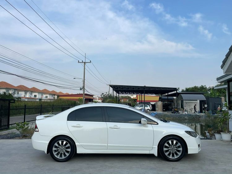 Honda Civic 2010 1.8 E i-VTEC Sedan เบนซิน ไม่ติดแก๊ส เกียร์อัตโนมัติ ขาว รูปที่ 4