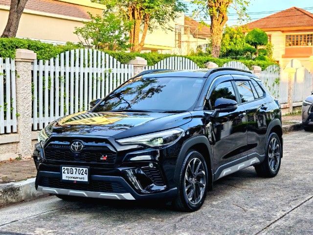 Toyota Corolla Cross 2022 1.8 HEV GR Sport Utility-car ไฮบริด ไม่ติดแก๊ส เกียร์อัตโนมัติ ดำ รูปที่ 3