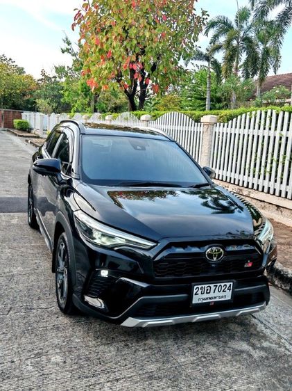 Toyota Corolla Cross 2022 1.8 HEV GR Sport Utility-car ไฮบริด ไม่ติดแก๊ส เกียร์อัตโนมัติ ดำ รูปที่ 4