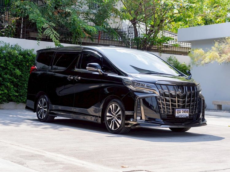 รถ Toyota Alphard 2.5 S C-Package สี ดำ