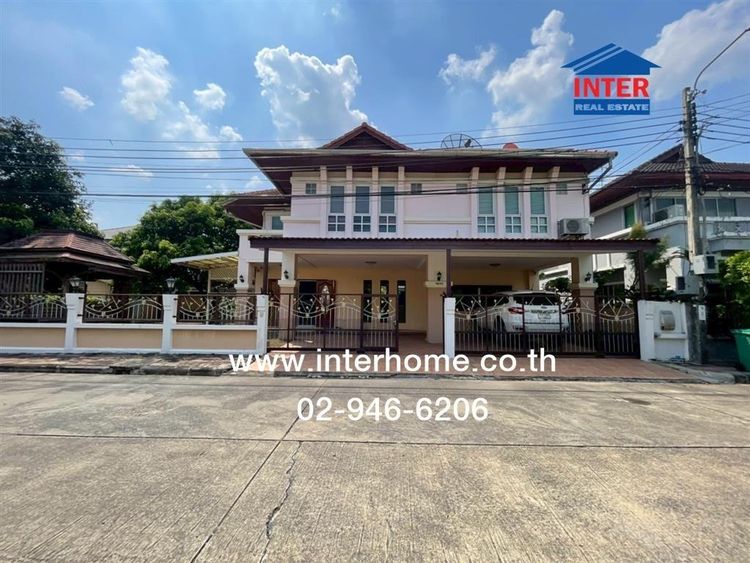 บ้านเดี่ยว 2 ชั้น 107.3 ตร.ว. หมู่บ้านบ้านเอกสิน3 ติดถนนนวลจันทร์ ใกล้โรงพยาบาลนวเวช ถนนนวลจันทร์ ถนนนวมินทร์ ถนนเกษตร-นวมินทร์) เขตบึงกุ่ม  รูปที่ 2