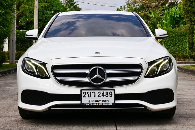 Mercedes-Benz E-Class 2020 E220 Sedan ดีเซล ไม่ติดแก๊ส เกียร์อัตโนมัติ ขาว รูปที่ 4