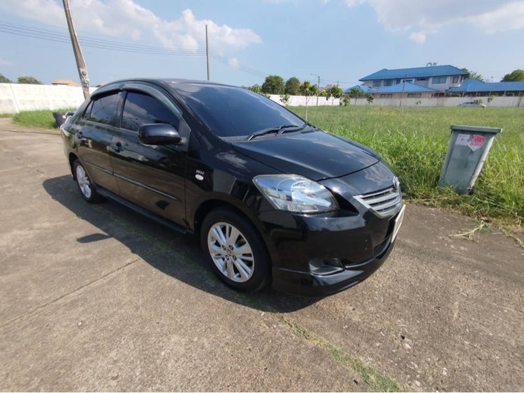 Toyota Vios 2012 1.5 E Sedan เบนซิน ไม่ติดแก๊ส เกียร์อัตโนมัติ ดำ รูปที่ 4